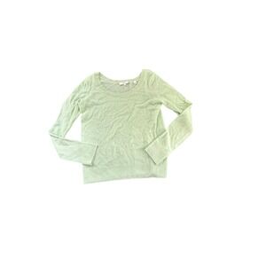 Vince Cashmere Sweater Mint Green Crew Neck Long Sleeve Women's Small